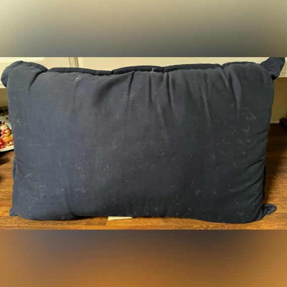 Vintage Waverly American Flag Red White and Blue Medium Throw Pillow - Picture 2 of 2